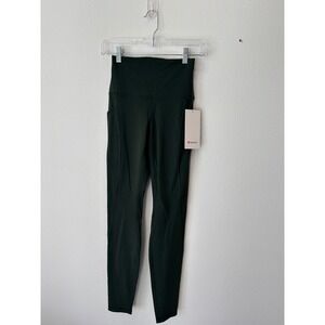 Lululemon Align High Rise Pant 28 Pockets Rain Forest Green LW5DQ1S Size 4 NWT